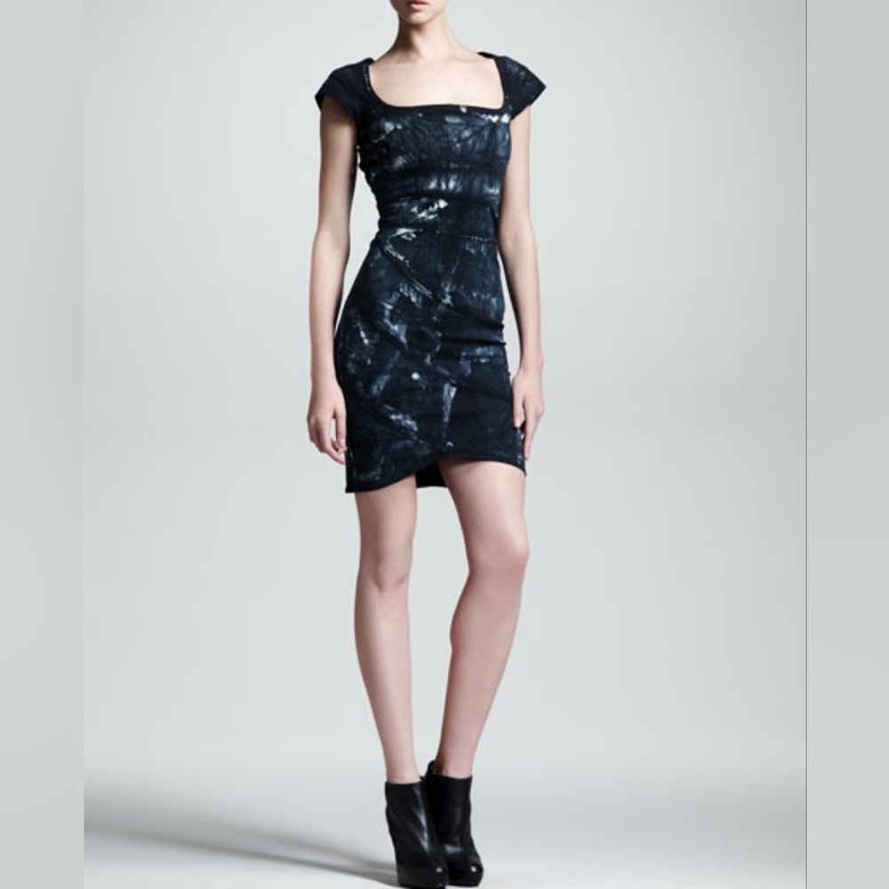 Kelly Wearstler Spirula Batik Women's 0 Cutout-Back Dress